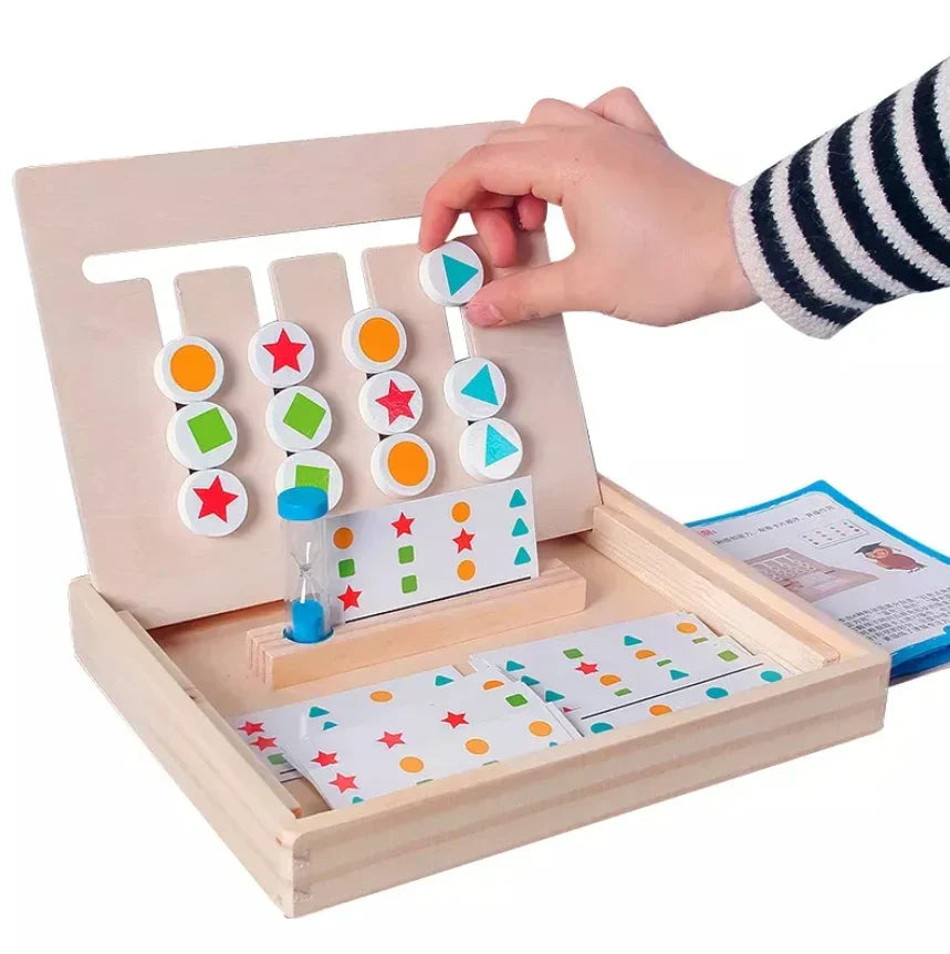Wooden Shape Color Sorting Educational Toy