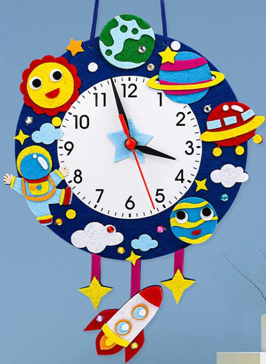 Shining Night Sky Wall Clock