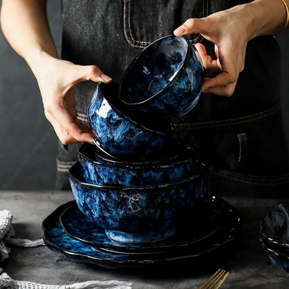 Beautiful Starry 10-Piece Dinnerware Set