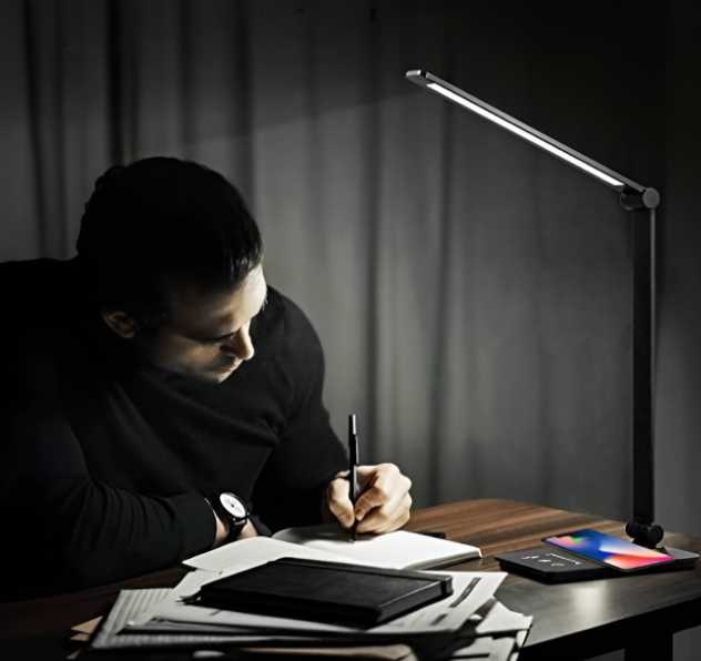 Slim LED Office Lamp with Touch Sensor