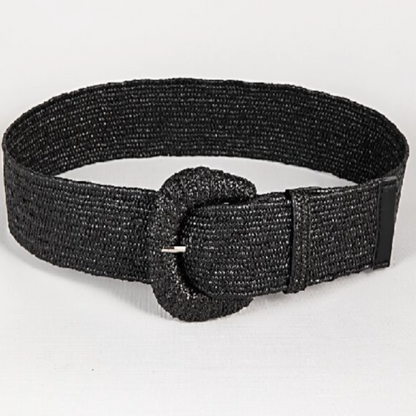 Classic Boho Chic Wide Leather Belt
