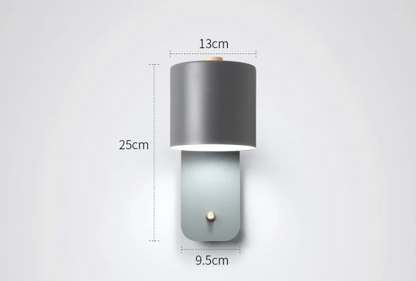 Stylish LED Wall Light with On/Off Switch for Home