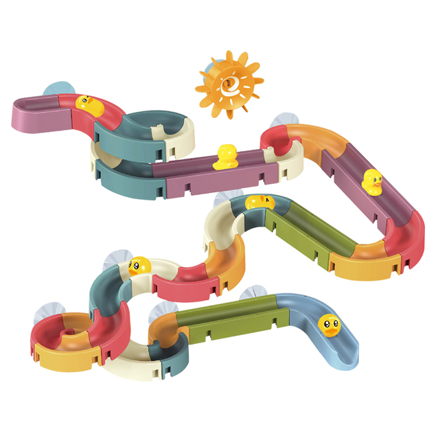 Fun Baby Bath Water Play Set with Marble Run