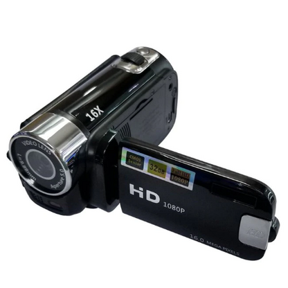 Compact 1080p HD Video Camera for Vlogging and Night Recording