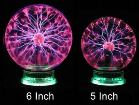 Colorful Electric Plasma Lamp Showpiece