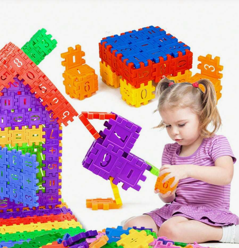 Colorful Learning Wooden Blocks - Fesara
