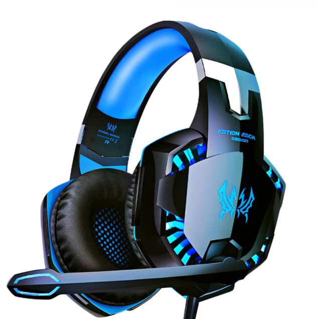 Pro Gaming Headphones with Deep Bass and Microphone - Fesara