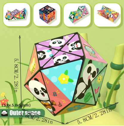 Colorful Collapsible Cube Children's Toy