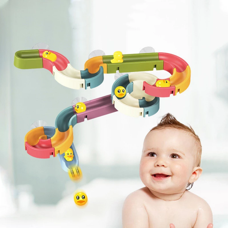 Fun Baby Bath Water Play Set with Marble Run