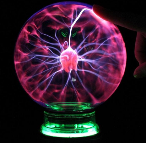 Colorful Electric Plasma Lamp Showpiece