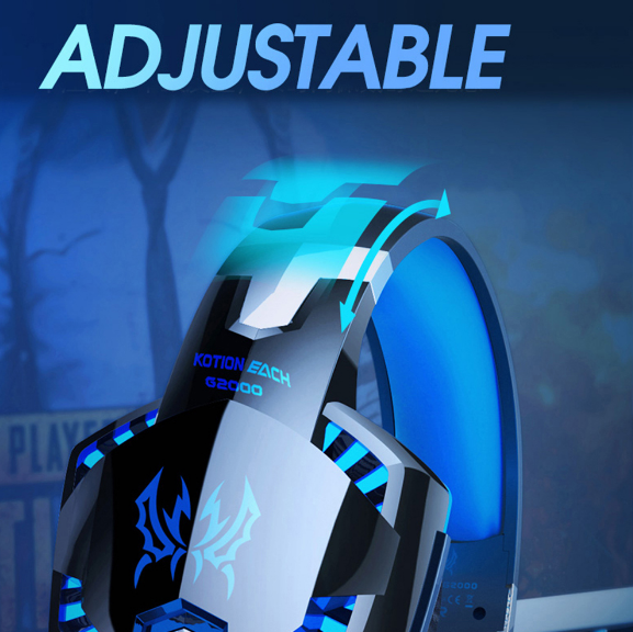 Pro Gaming Headphones with Deep Bass and Microphone