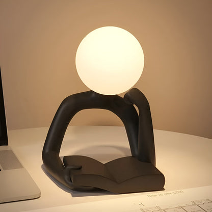 Elegant Designer Table Lamp with Ambient Lighting - Fesara