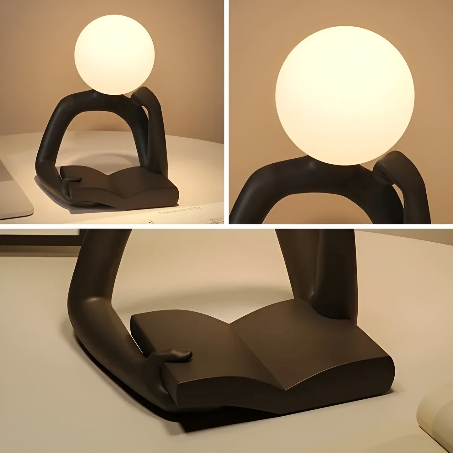 Elegant Designer Table Lamp with Ambient Lighting