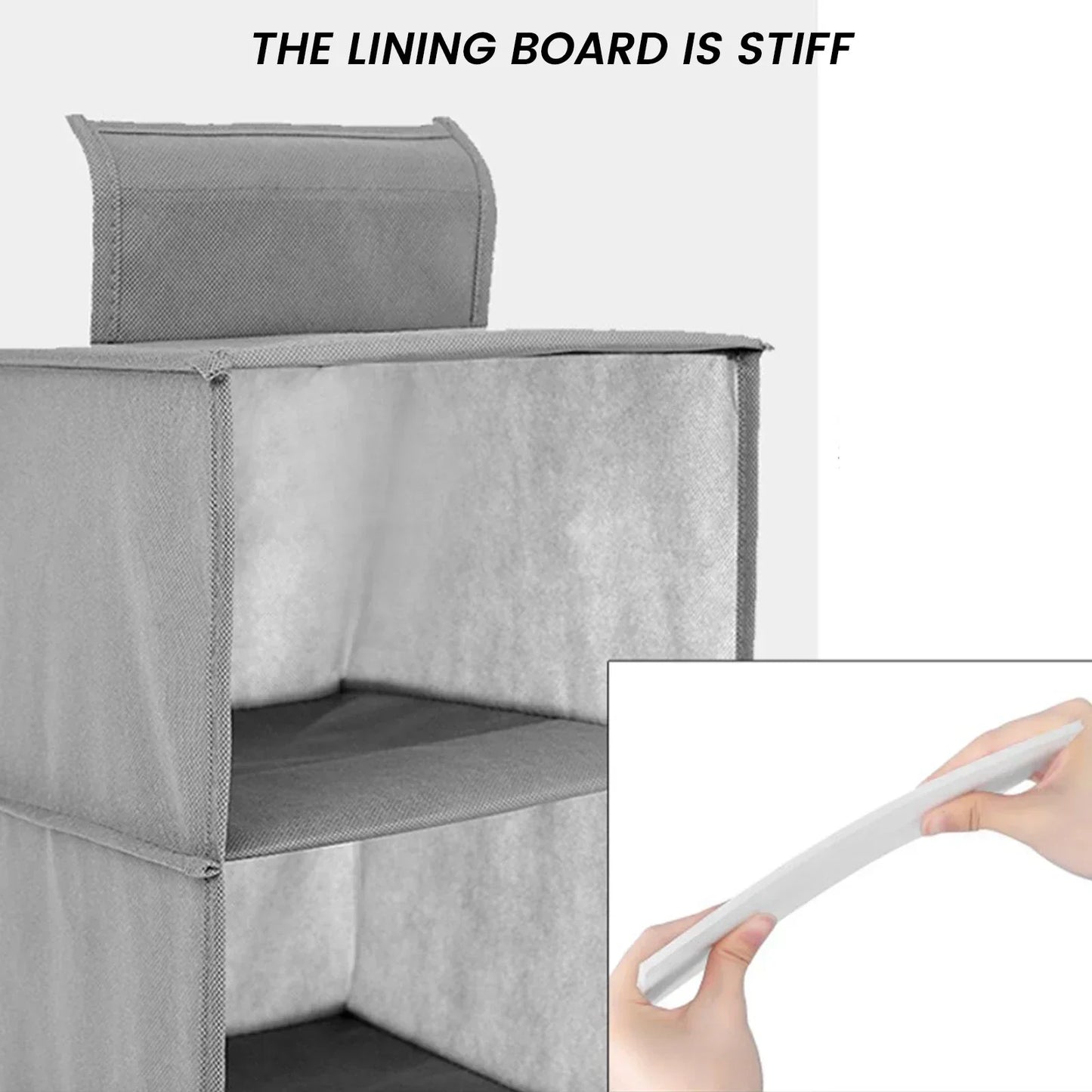 Collapsible Closet Storage Shelf Organizer