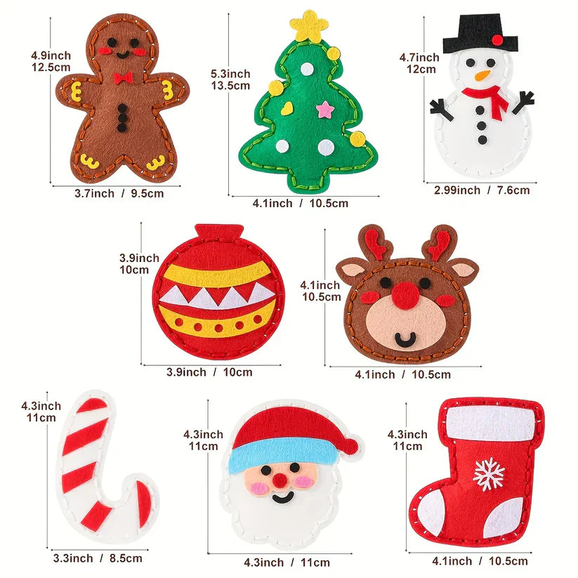 Easy DIY Felt Holiday Crafting Kit