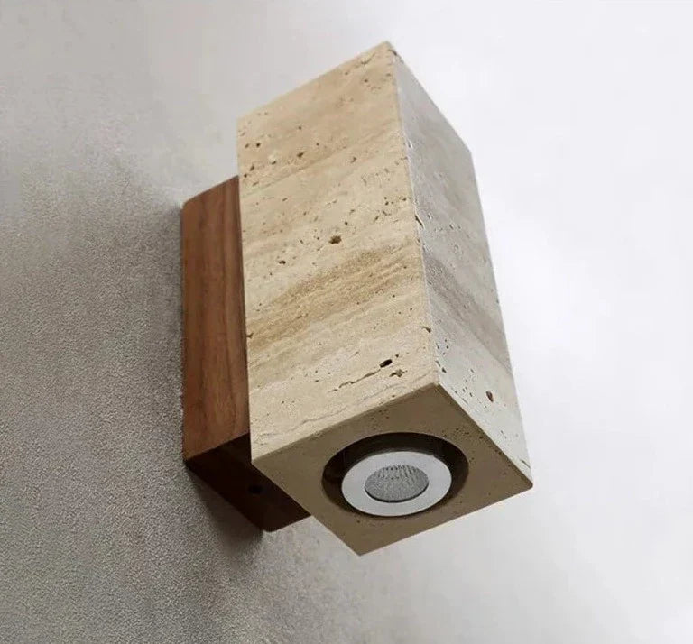 Stylish Stone LED Wall Light