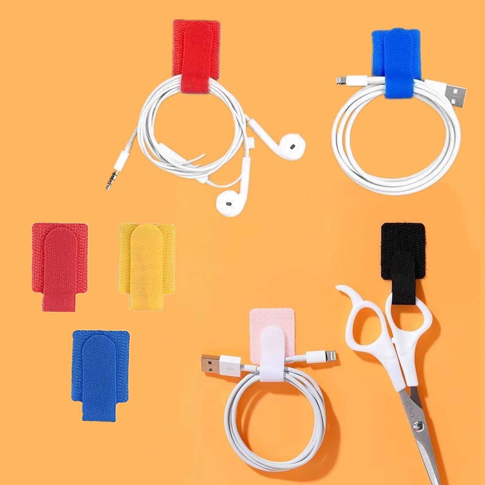 Sticky Cord Management Cable Tie Set - Fesara