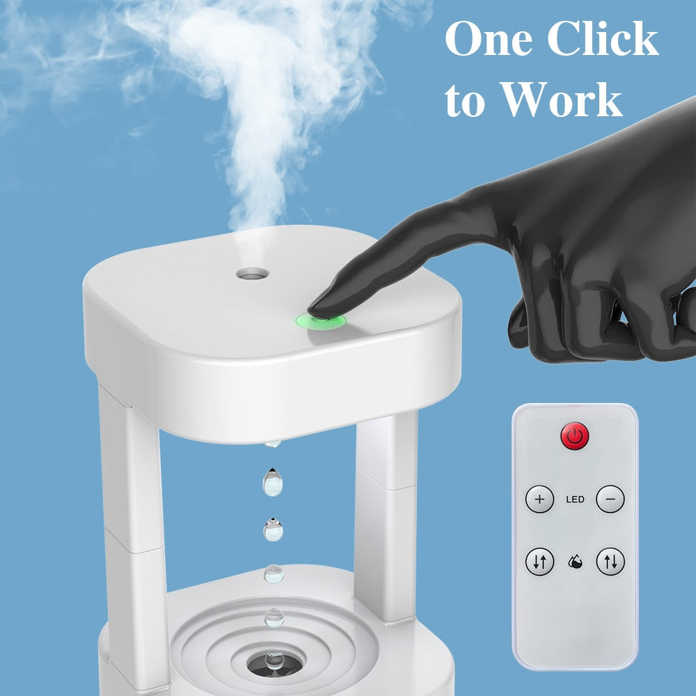 Compact Cool Mist Air Humidifier Purifier