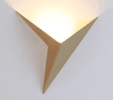 Contemporary Triangle Wall Light Fixture