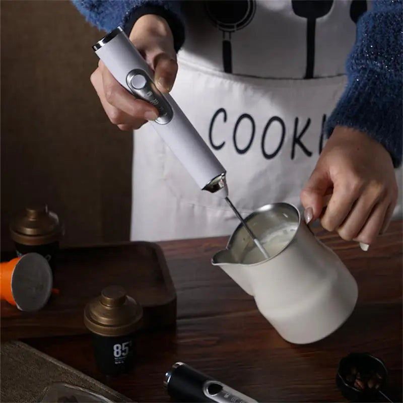 Premium Electric Milk Frother and Heater with USB Charge