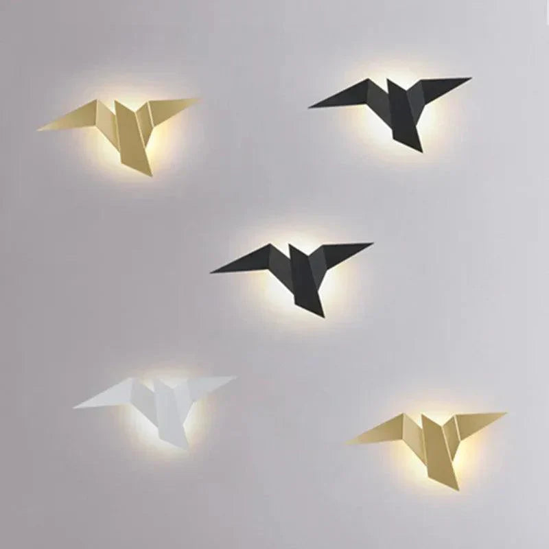 Contemporary LED Bird Wall Light