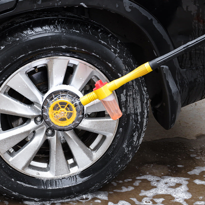 Long Handle Car Washing Brush with Soap Dispenser