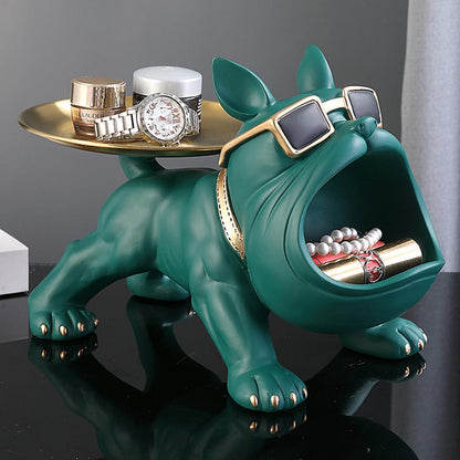 Cozy Bulldog Table Lamp