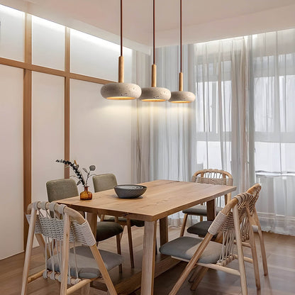 Fesara | Elegant Stone LED Pendant Light