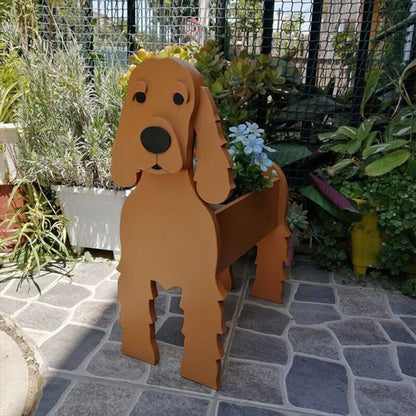 Variant image for Dog-Themed Flowerpot – Durable Decorative Planter for Dog Lovers in Various Sizes – Indoor/Outdoor Use-4