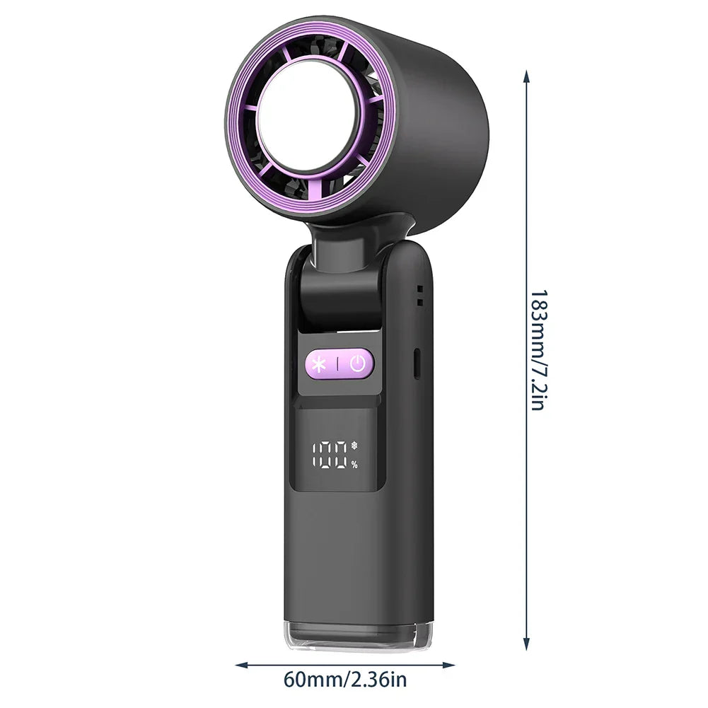 Portable Mini Handheld Fan with 100 Speeds