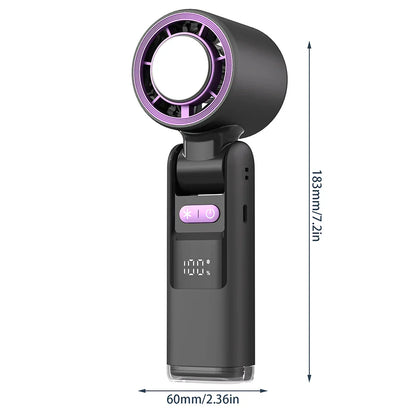 Portable Mini Handheld Fan with 100 Speeds