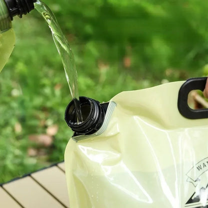 Collapsible Water Bottle Bag 8L - Camping Hiking Pouch