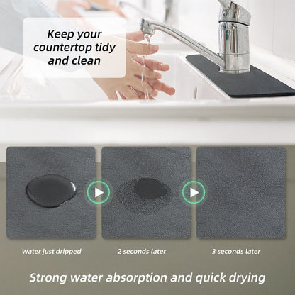 Durable Non Slip Kitchen Faucet Mat