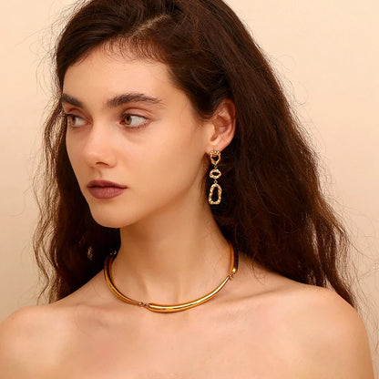 Stylish Drop Triple Tassel Earrings