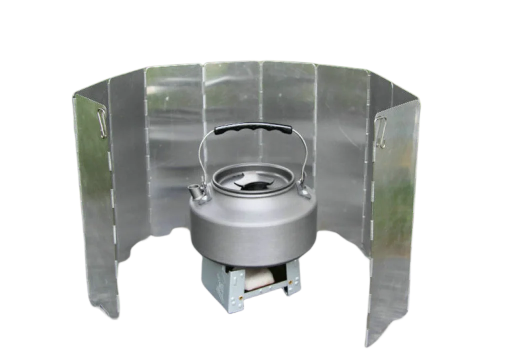 Portable Windshield for Camp Stove