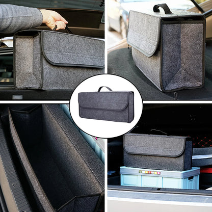 Practical Felt Storage Bag with Handle and Adhesive Strip
