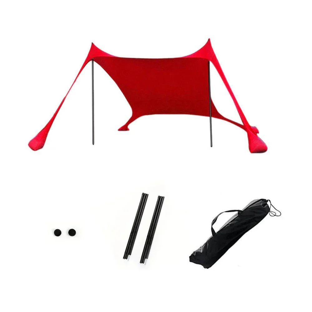 Large Family Beach Sun Shelter with UPF 50+ Protection