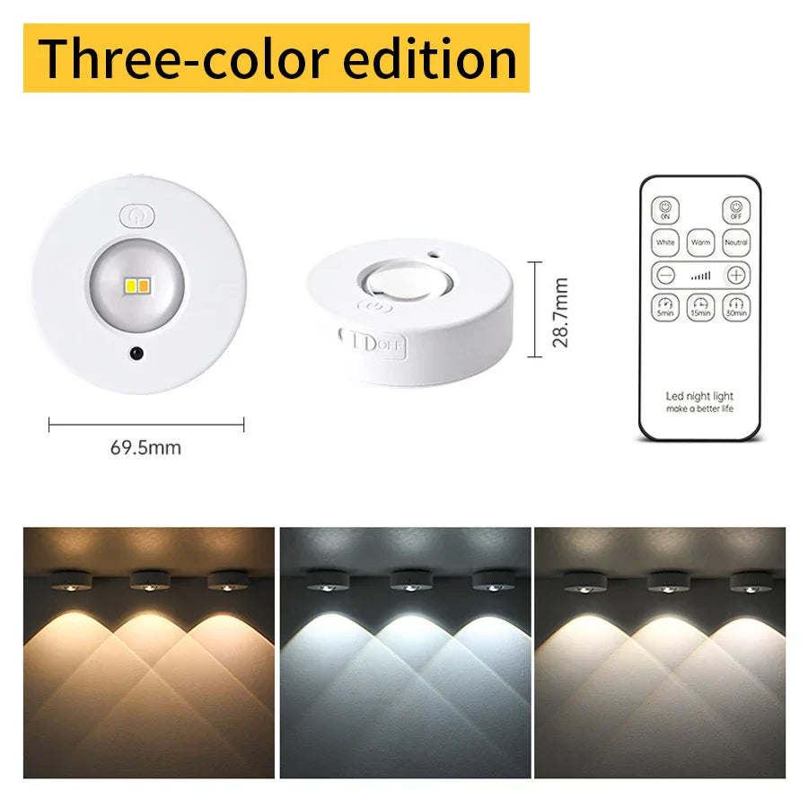 Colorful LED Portable Spotlight with Remote