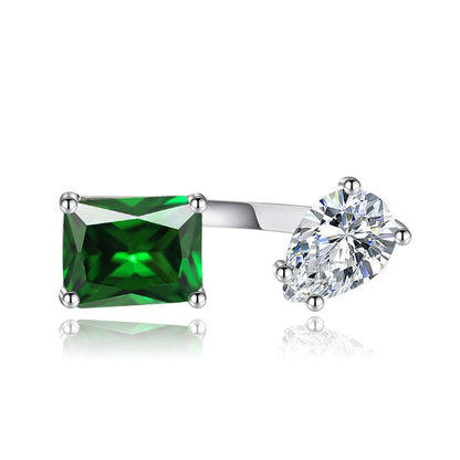 Fesara | Teardrop Zircon Elegant Adjustable Ring