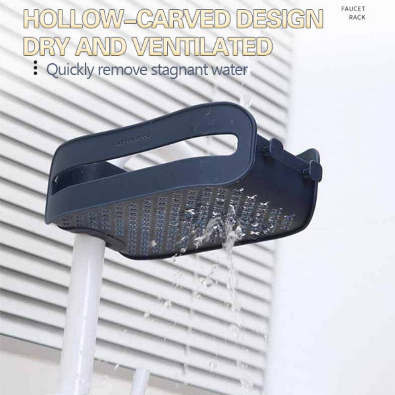 Space Saving Sink Caddy Sponge Rack Organizer