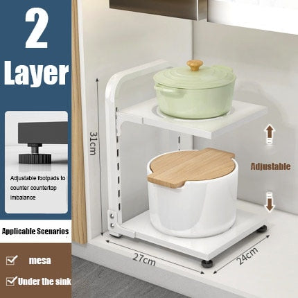 Space Saving Collapsible Corner Shelf Rack