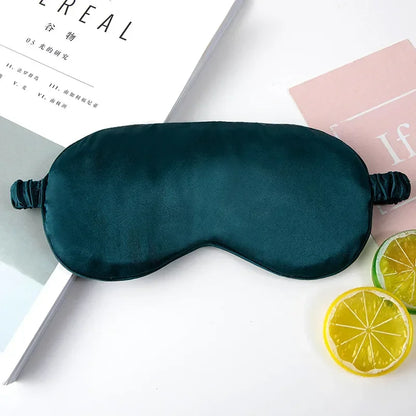 Silky Eye Mask - Soft Ruffle Sleep Mask for Women