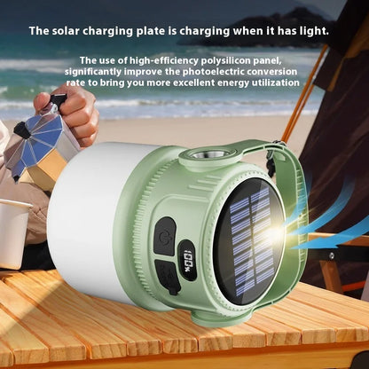 Portable Solar Powered LED Camp Light
