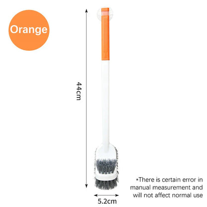 Extended Reach Double Sided Toilet Brush with Holder