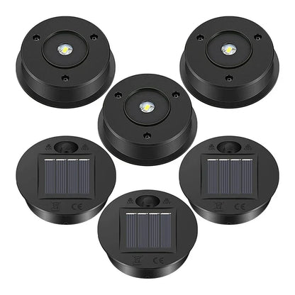 Outdoor Solar Lantern Lid Set with LED Lights - Fesara