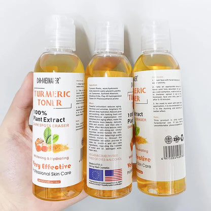 Natural Turmeric Toner with Vitamin C and Ginger Extract