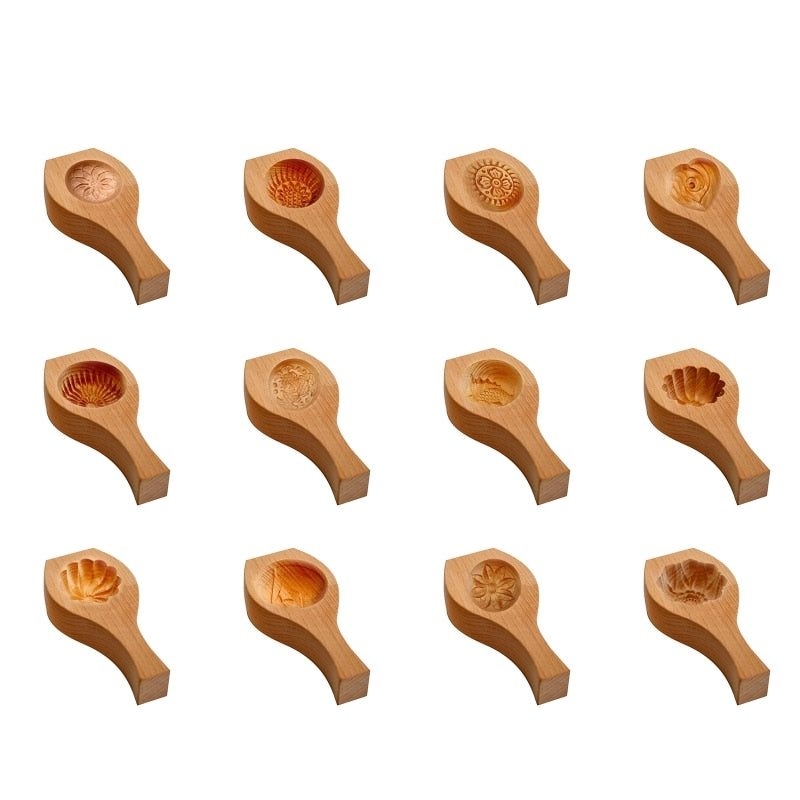 Natural Wood Pastry Dumpling Maker Tool
