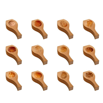 Natural Wood Pastry Dumpling Maker Tool