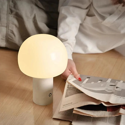 Compact LED Desk Lamp for Warm Ambient Light