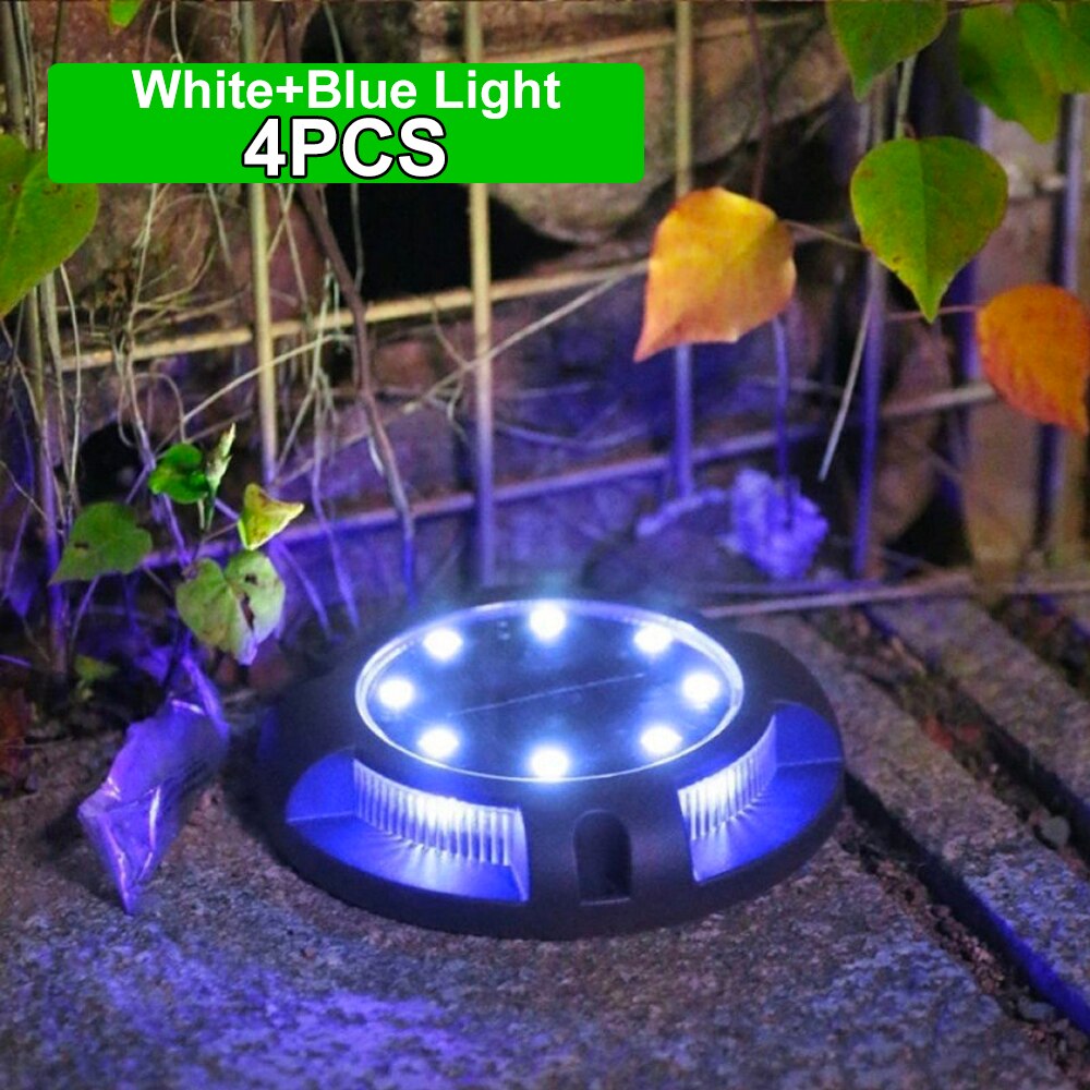 Colorful Outdoor Solar Powered Garden Lamp - Fesara